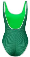 Купальник Puma Swim Women Contour Rib Swimsuit 1P Green/Black, s.XS фото №2 — интернет-магазин Desire.md