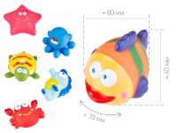 Игрушка для купания Roxy Kids 6pcs (RRT-811-2) фото №2 — интернет-магазин Desire.md