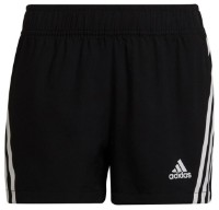 Pantaloni scurți pentru copii Adidas G Ar 3S Wv Shor Black/White, s.140