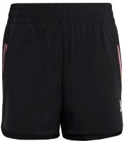 Pantaloni scurți pentru copii Adidas G Ti 3S Wv Sho Black/White, s.164