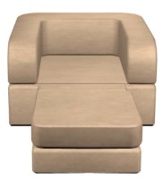 Fotoliu extensibil Tiara Terra Plus 1.2 Light Beige imaginea #3 — magazin online Desire.md