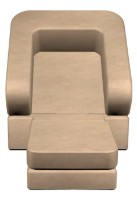 Fotoliu extensibil Tiara Terra Plus 1.2 Light Beige imaginea #4 — magazin online Desire.md