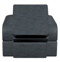 Fotoliu extensibil Tiara Terra Plus 1.2 Dark Grey imaginea #2 — magazin online Desire.md