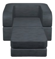 Fotoliu extensibil Tiara Terra Plus 1.2 Dark Grey imaginea #3 — magazin online Desire.md