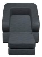 Fotoliu extensibil Tiara Terra Plus 1.2 Dark Grey imaginea #4 — magazin online Desire.md