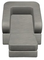 Fotoliu extensibil Tiara Terra Plus 1.2 Light Grey imaginea #4 — magazin online Desire.md