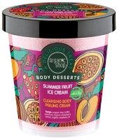Peeling pentru corp Organic Shop Body Desserts Summer Fruit Ice Cream 450ml imaginea #1 — magazin online Desire.md