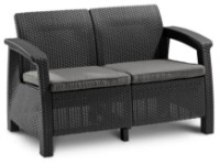 Набор садовой мебели Keter Corfu Rest Graphite (241725) фото №3 — интернет-магазин Desire.md