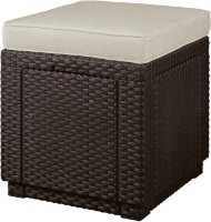 Пуф Keter Cube With Cushion Brown/Oat (258810)