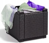 Fotoliu moale Keter Cube With Cushion Brown/Oat (258810) imaginea #2 — magazin online Desire.md