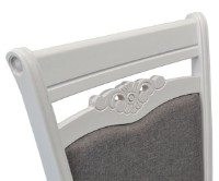 Set masă și scaune Evelin Capella V White + 4 HV-3167 White/NV-10WP Grey imaginea #5 — magazin online Desire.md