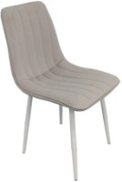 Scaun Evelin XR-154 Wh Light Grey 47 Velur