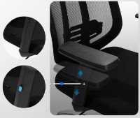 Scaun de birou Deli 4512 Black imaginea #3 — magazin online Desire.md