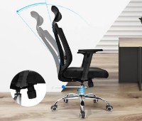 Scaun de birou Deli 4512 Black imaginea #4 — magazin online Desire.md