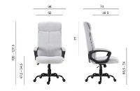 Scaun de birou Antares Nevada Antracit imaginea #5 — magazin online Desire.md