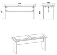 Taburet Компанит Т-8 Sur/Stejar Sonoma imaginea #2 — magazin online Desire.md
