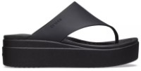 Șlapi pentru femei Crocs Brooklyn Flip Black, s.36-37 imaginea #1 — magazin online Desire.md