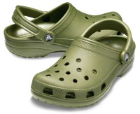 Șlapi pentru bărbați Crocs Classic Army/Green Darkolivegreen, s.46-47 imaginea #4 — magazin online Desire.md