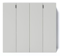 Comodă Fabrik Home Hardy 4 Deschis Gri Mat imaginea #1 — magazin online Desire.md