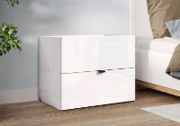 Noptieră Fabrik Home Hardy Alb Luciu imaginea #3 — magazin online Desire.md