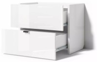 Noptieră Fabrik Home Hardy Alb Luciu imaginea #2 — magazin online Desire.md