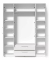 Шкаф Fabrik Home Linia №1 Белый Ясень (без зеркал ) фото №4 — интернет-магазин Desire.md