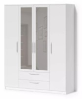 Шкаф Fabrik Home Linia №1 Белый/Белый Ясень