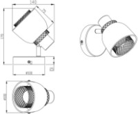 Spot Trio Punch (R80811032) imaginea #2 — magazin online Desire.md