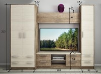Living Bafimob Nadejda 2 TV-1.5m 2.80m imaginea #2 — magazin online Desire.md