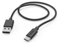 USB Кабель Hama USB-A to Type-C 1m Black (201594)