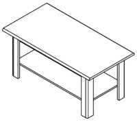 Журнальный столик Gerbor Nepo LAW/115N Дуб Сонома фото №2 — интернет-магазин Desire.md