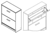 Обувница Gerbor Nepo SFB2K Дуб Сонома фото №2 — интернет-магазин Desire.md