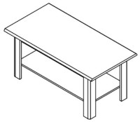 Журнальный столик Gerbor NepoLAW/115N Нимфея Альба фото №2 — интернет-магазин Desire.md