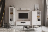 Vitrină Gerbor Карина KOM1D2S Nymphea Alba/Stejar Sonoma Trufe imaginea #2 — magazin online Desire.md