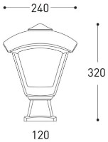 Aplică exterior Fumagalli T24114000AXE27 imaginea #3 — magazin online Desire.md