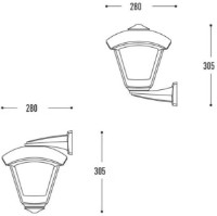 Садовый светильник Fumagalli T24240000AXE27 фото №3 — интернет-магазин Desire.md