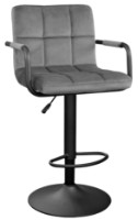 Scaun de bar Deco SB-042 Catifea Grey imaginea #4 — magazin online Desire.md