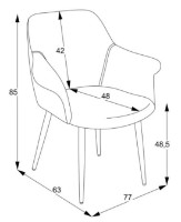 Scaun Magnusplus Pari Anka 21 imaginea #2 — magazin online Desire.md