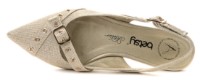 Balerini penru femei Betsy 947057/01-04 Beige/Gold, s.38 imaginea #4 — magazin online Desire.md