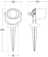 Lampa de gradină Fumagalli 1M2001000AUU1K imaginea #2 — magazin online Desire.md