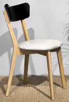 Стул MobiCasa Urbano Natur Wax/Venge Topaz 03 фото №2 — интернет-магазин Desire.md