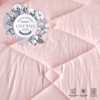 Комплект подушка и одеяло MobiCasa Tropical Set Pudra фото №4 — интернет-магазин Desire.md