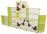 Dulap Tisam (4634М) Lime/Cream