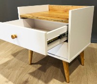 Noptieră MobiCasa 2 Asgard 50x55x40 Kraft Gold/Grafit imaginea #3 — magazin online Desire.md