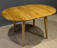 Masă pentru bucătărie MobiCasa Geneva Natur Wax 110/160x110 imaginea #4 — magazin online Desire.md