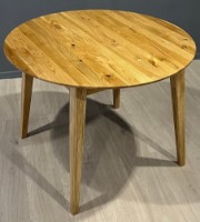 Masă pentru bucătărie MobiCasa Geneva Natur Wax 110/160x110 imaginea #1 — magazin online Desire.md