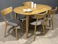 Обеденный стол MobiCasa Hovdala 120/150x80 Natural Wax фото №2 — интернет-магазин Desire.md