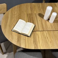 Обеденный стол MobiCasa Hovdala 120/150x80 Natural Wax фото №6 — интернет-магазин Desire.md