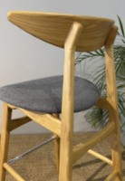 Барный стул MobiCasa Mario Natur Wax/Jazz 21 фото №2 — интернет-магазин Desire.md