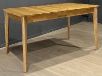 Обеденный стол MobiCasa Mary 110/145x70 Natur Wax фото №3 — интернет-магазин Desire.md